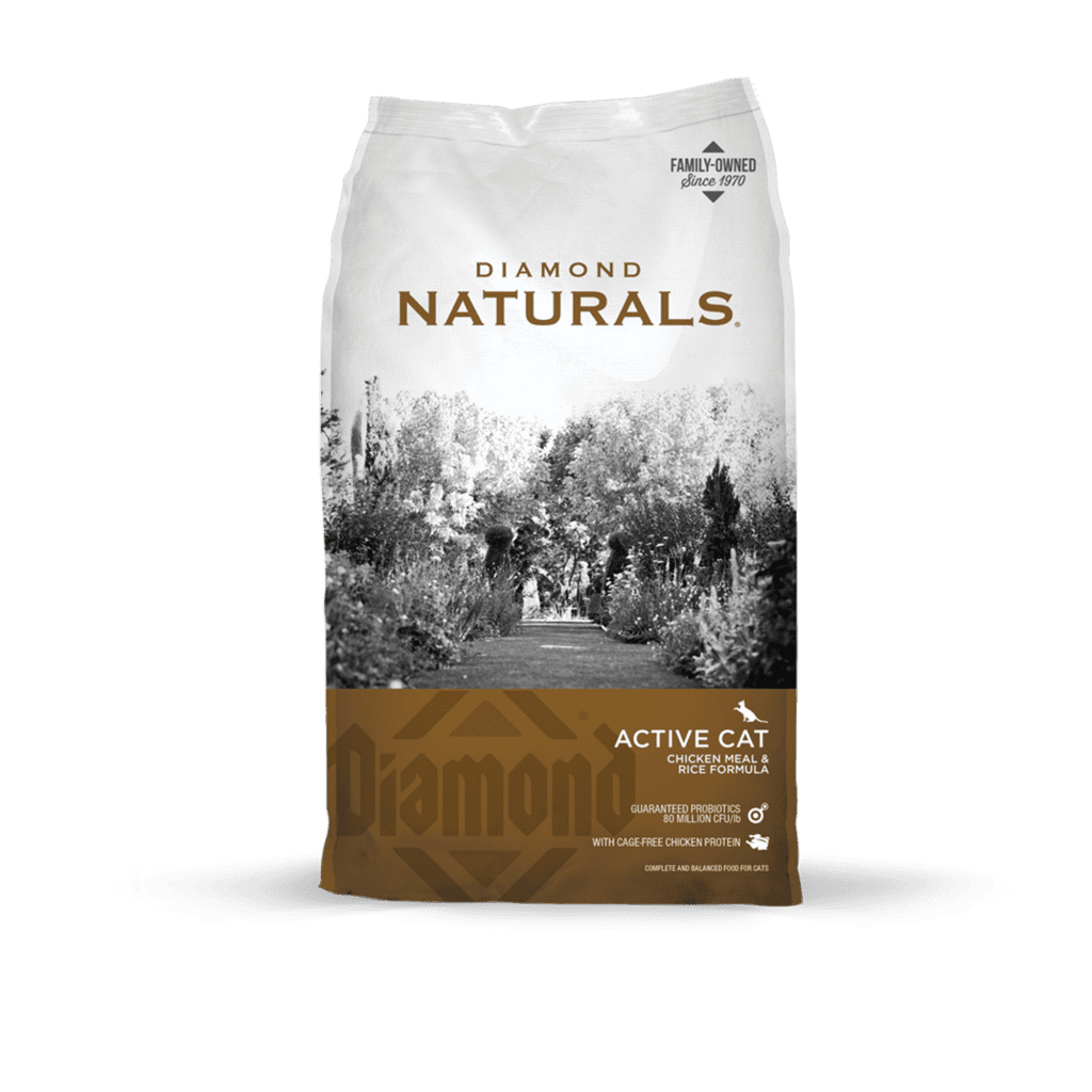 Diamond Naturals Active Cat 18 Lbs - Tyrone Milling Inc.